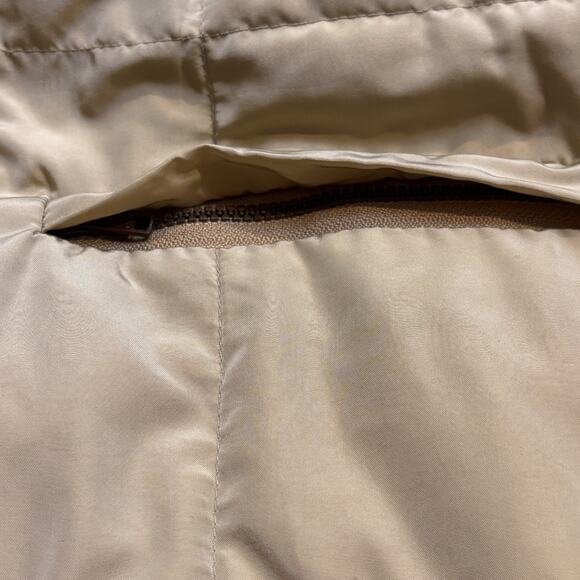 Weekend Max Mara Down Puffer Coat Women's 10 Coffee Tan Bronze Brown Reversibles - Picture 6 of 11